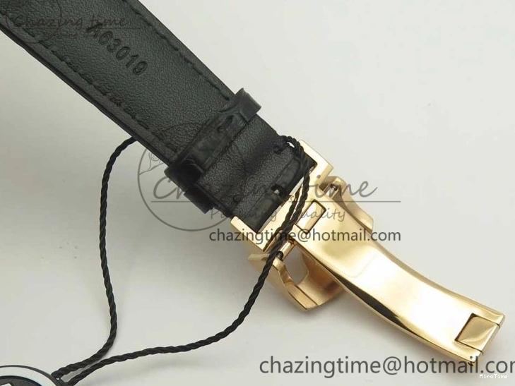 MIROTIME 0107 Thermal Portuguese Real PR Real Annual Calendar IW503501 RG ZF 1:1 Best Edition White Dial on Black Leather Strap A 7150